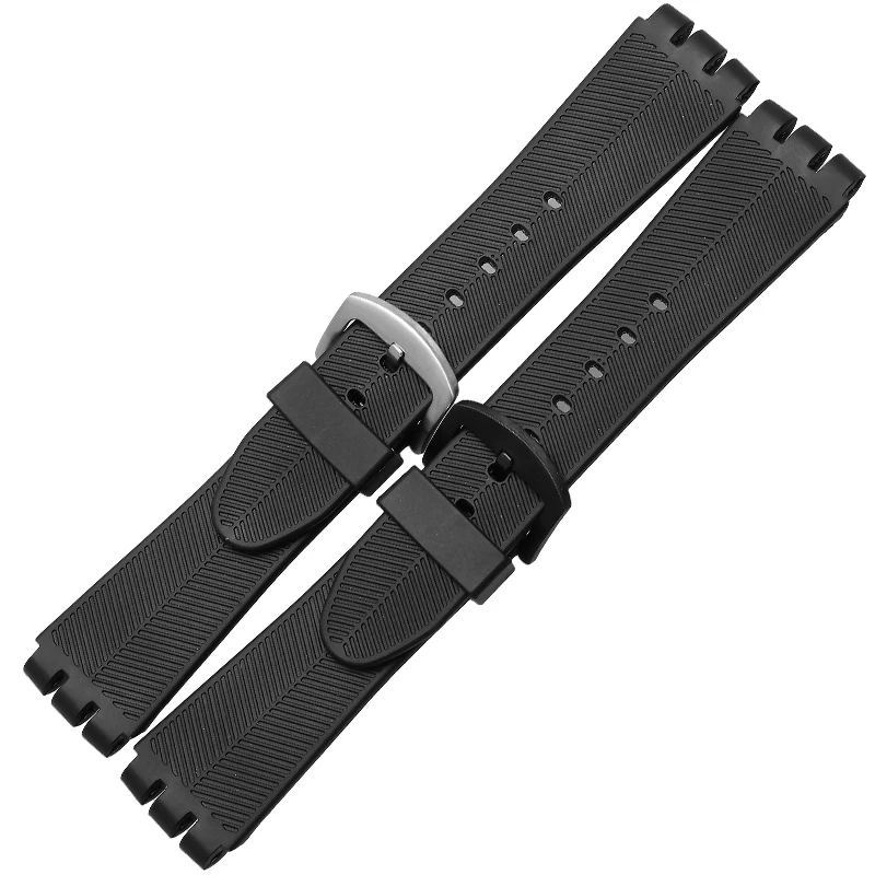 New! Watch accessories waterproof silicone rubber strap the for Swatch