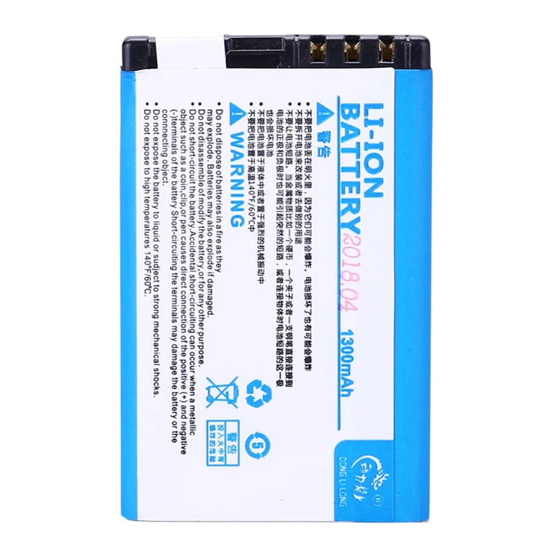 Аккумулятор DLL 1300 мАч аккумулятор BL5CT для Nokia 5220XM 6730 батарея 6303C 5220 6730c C5 6303i