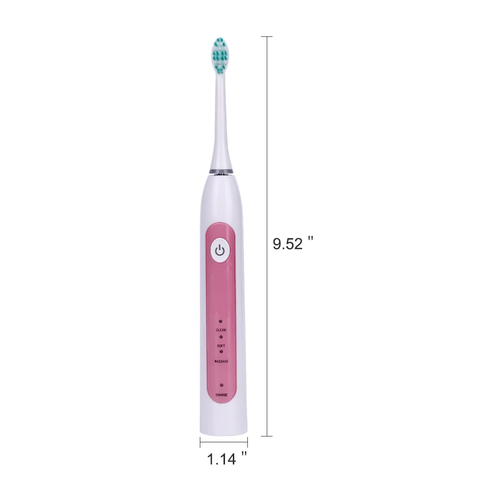 Зубная щетка AZDENT SC320 звуковая электрическая 6 шт. 3 функции 2 минуты таймер|sonic