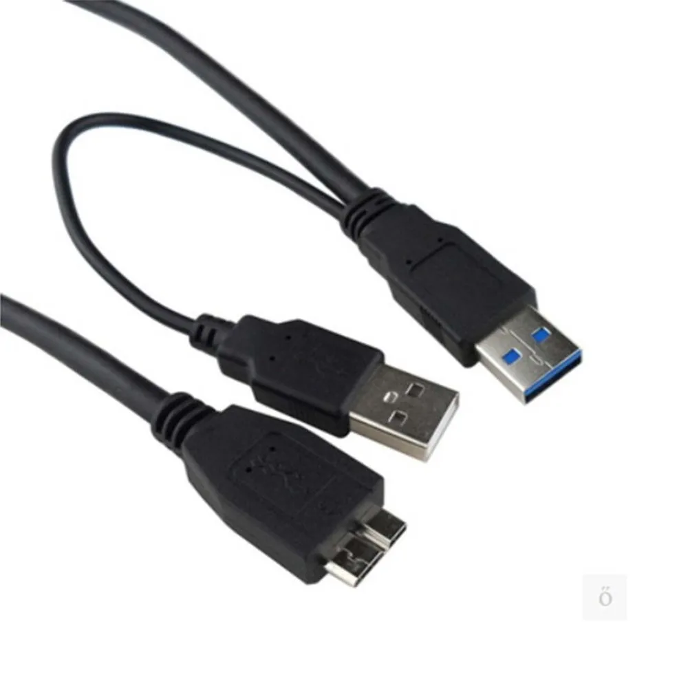 

YuBeter USB 3.0 to Micro B Converter Adapter With USB Power Supply for External High Speed HDD Mobile Hard Disk Drive