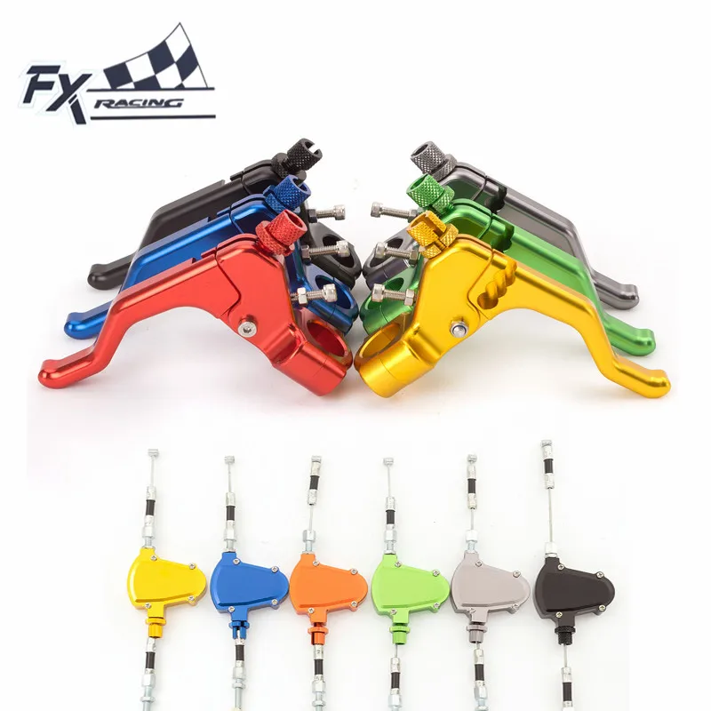 

FXCNC 7/8 Motorcycle Dirt Stunt Clutch Lever Pull Cable System For Kawasaki KX65 KX85 KX125 KX250 KX 250F KX450F 2004 - 2016