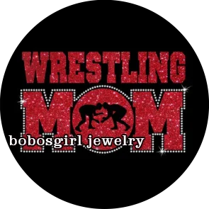 Бейсбол Wrestling Mom Гольф Софтбол плавание баскетбол мама стеклянная Кнопка фото печать держатель телефона GS9825 - Окраска металла: 21533