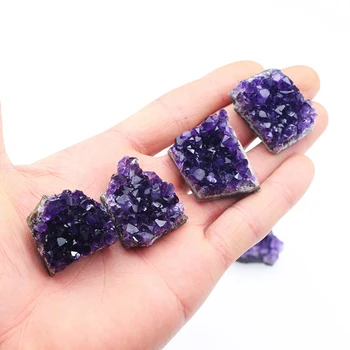 

1 pcs Natural Uruguay Amethyst Geode Quartz Crystal Amethyst Cluster Minerals Specimen Crystal Love Natural Crystal Stones