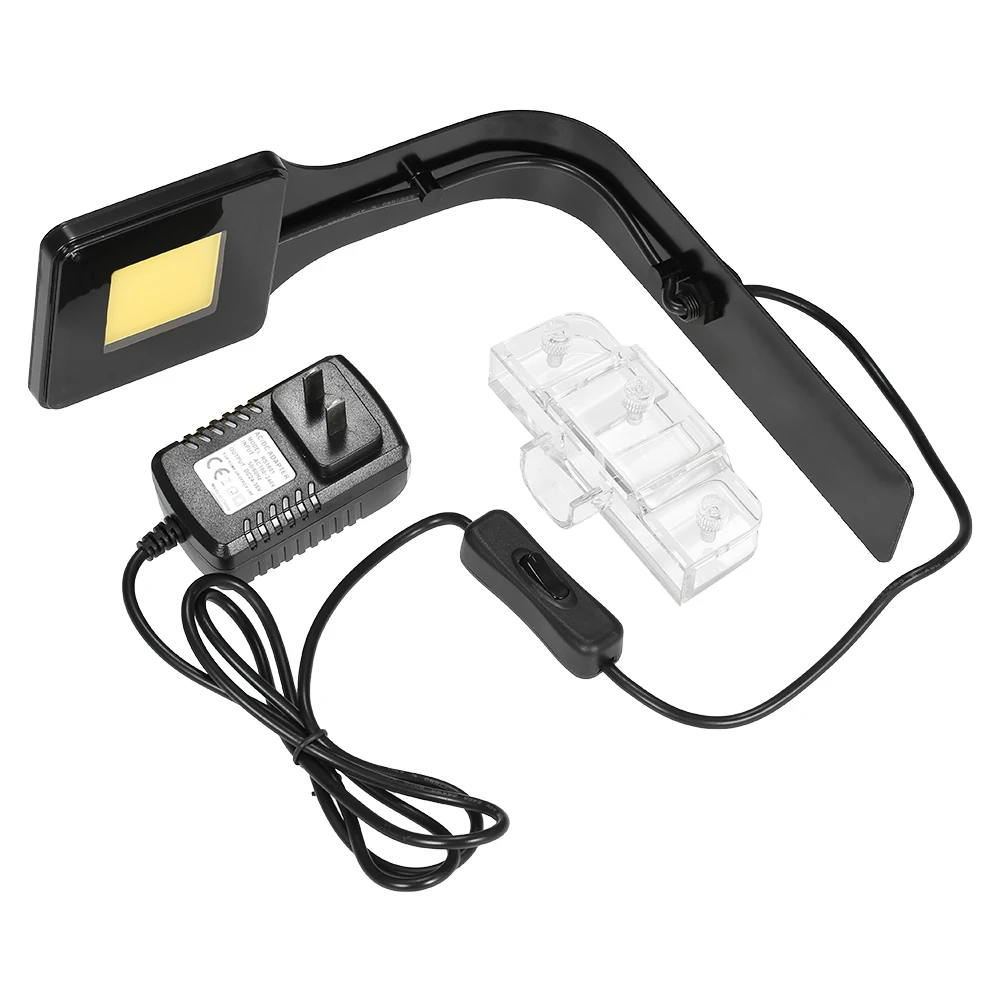 Светодиодсветодиодный лампа для аквариума 10 Вт COB 100 240 в перем. Тока|led fish tank|light