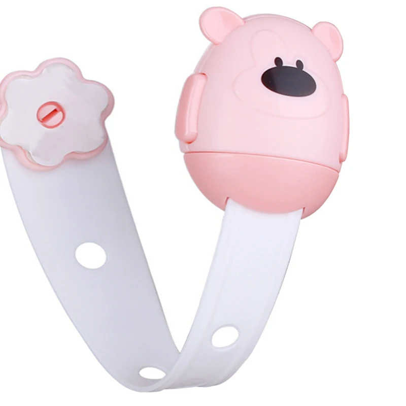 1 قطعة العلامة التجارية الجديدة تعزيز الباب قفل خزانة خزانة الثلاجة سلامة آمنة ABS حزام المرحاض قفل للطفل الطفل الطفل