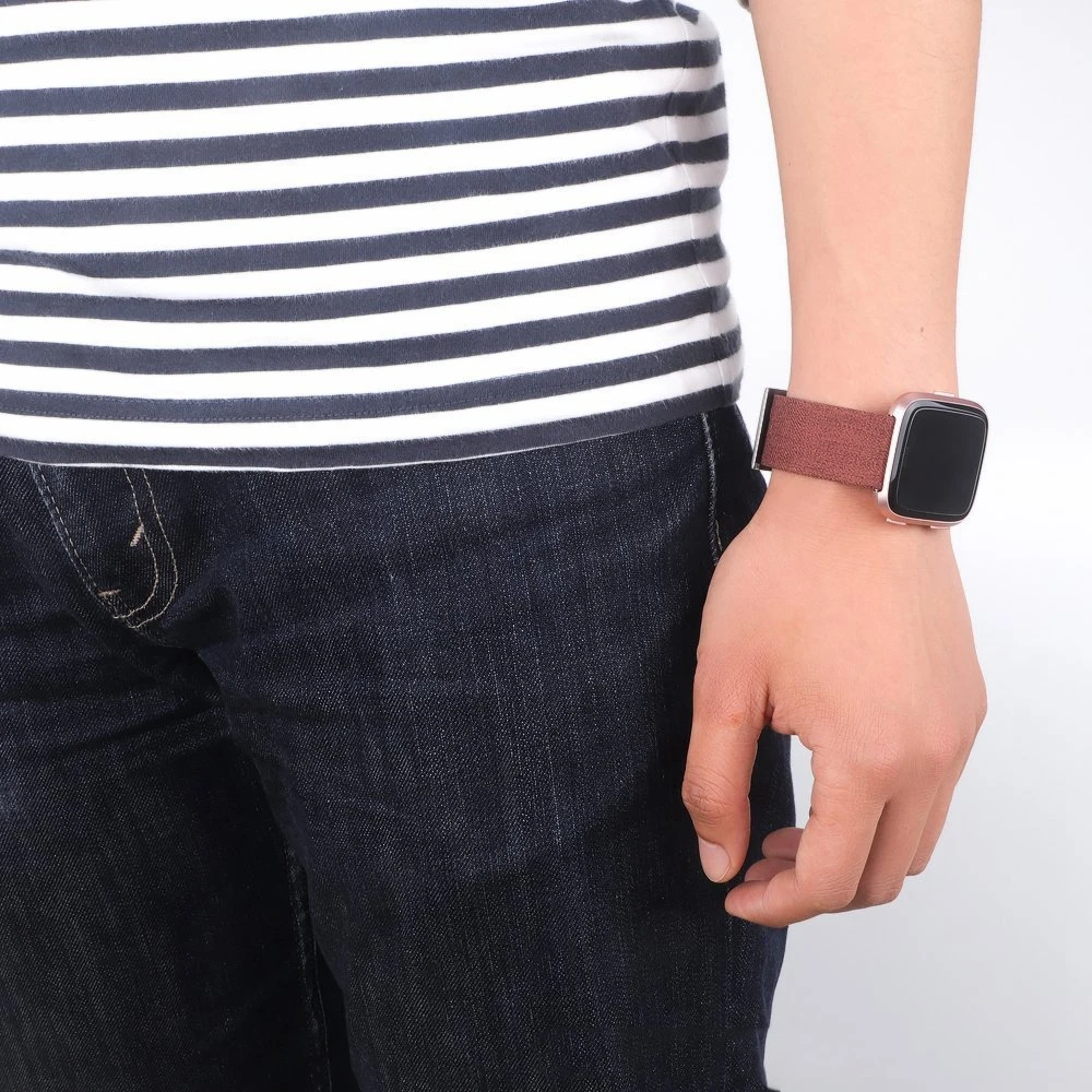 Smart Watch Band Strap For Fitbit Versa Sport bands Genuine leather wrist strap wristband Replacement Bracelet watchband belt (8)