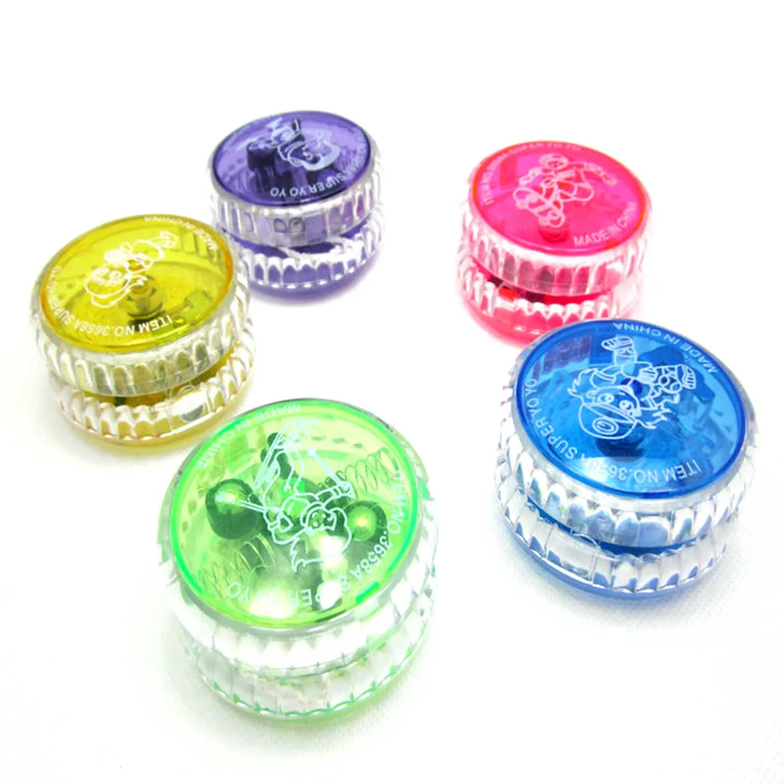 

Children Kids Flashing LED Light Up YOYO Ball Christmas Party Colorful Yo-Yo Toy Color Random