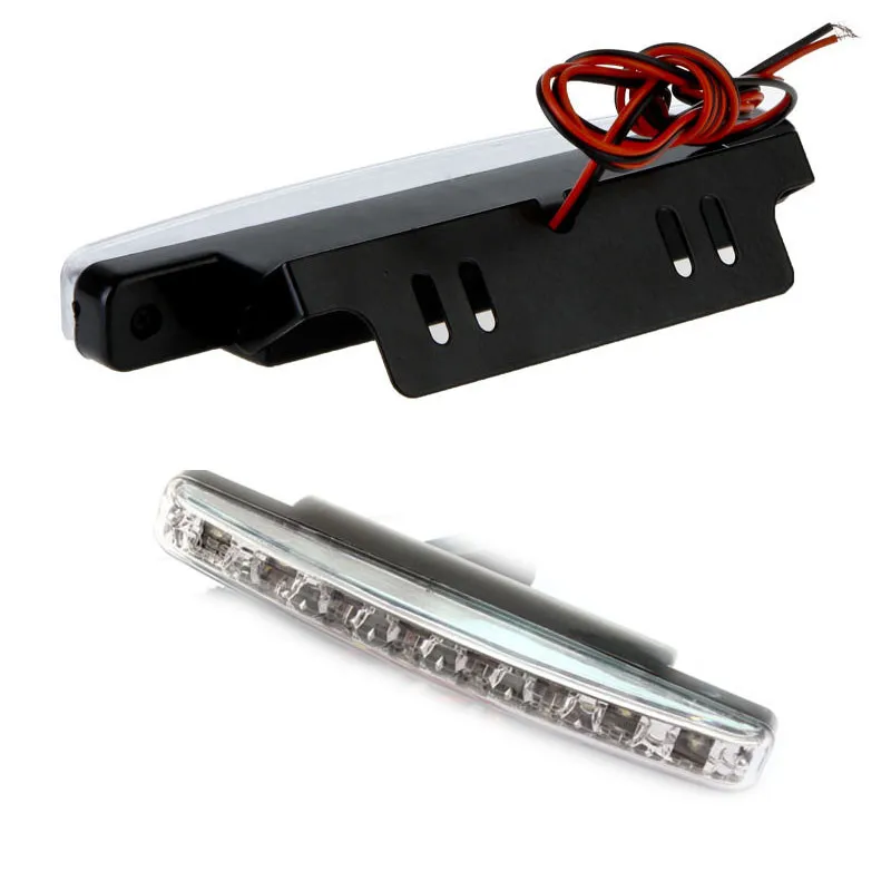 

CARPRIE 2018 8 LED Daytime Driving Running Light DRL Car Fog Lamp Waterproof White DC 12V Jul20