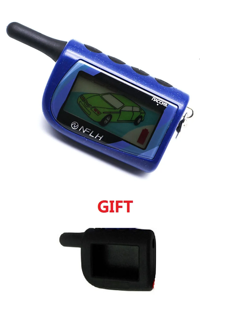 

NFLH Miv compatible Magicar MIV keychain for mIV Lcd remote controller two way car alarm system