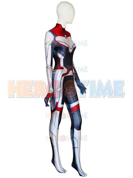 2019 Avengers Endgame Quantum Realm Cosplay Costume Spandex 3D Print Avengers Cosplay Zentai Suit for Halloween Party Woman Kids