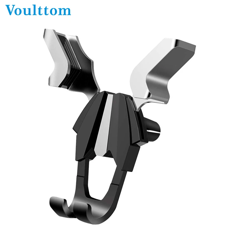 

Voulttom Car Air Vent Phone Holder Universal Car Phone Mount with One-Handed and Angel Wing Design for iPhone Samsung Smartphone