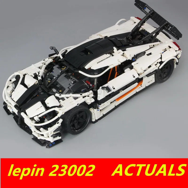 

lepin 23002 3368 20001 20086 lepin technic super race car set Legoing technic 42056 model building kits blocks bricks toys gift