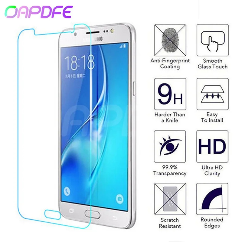 

9H Protective Glass For Samsung Galaxy J3 J5 J7 A3 A5 A7 2015 2016 2017 A6 A8 Plus A9 2018 Tempered Screen Protector Glass Film