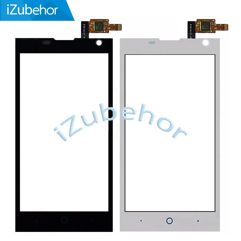 100% warranty Black and White Touch Screen Digitizer glass panel with front camera hole for ZTE Blade G Lux Kis 3 Max V830W V830 | Мобильные