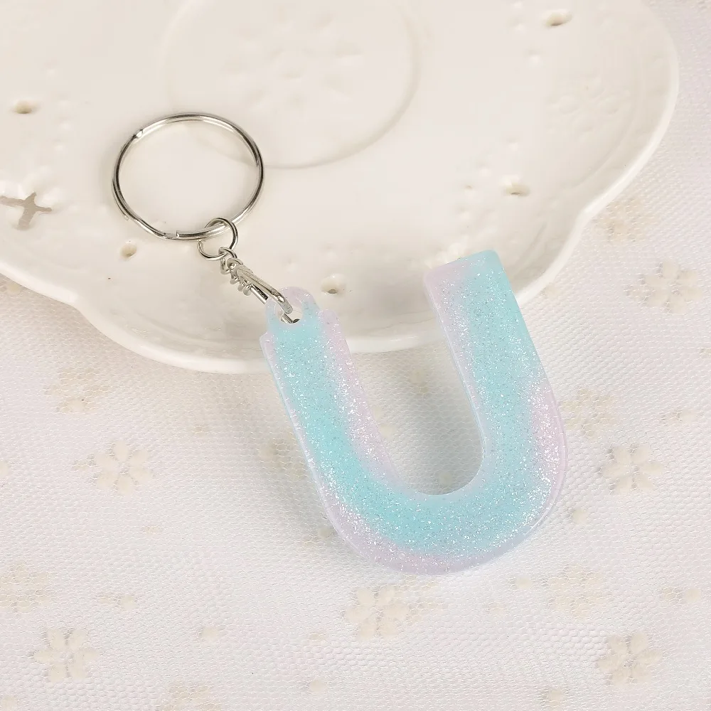 1 шт. женский брелок с надписью на английском языке|handbag charms|letter keychainpink keyring |