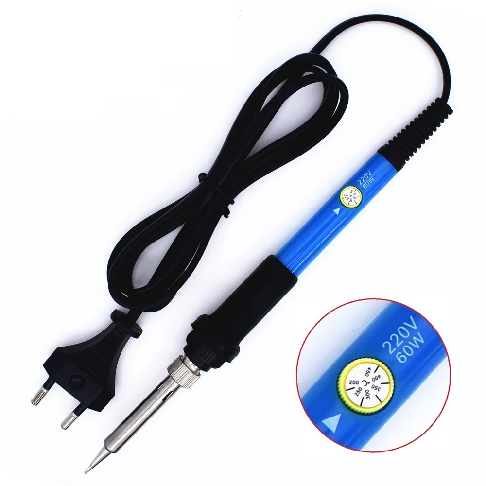 

60W 220V/110V Electric Soldering Irons Temperature Adjustable Mini Handle Heat Pencil Rework Station Welding Repair Tools
