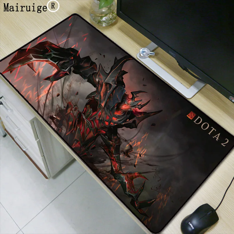 

Mairuige Free Shipping DoTA 2 Gaming Mousepad Mouse Pad Natural Rubber Gamer Mouse Mat Pad Game Pad Computer Desk Game Mouse Mat