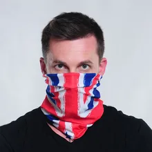 New Design Bike Motorcycle hijab flag Bandana seamless tube headwear women Scarf seamless men Mask Cap sport headband