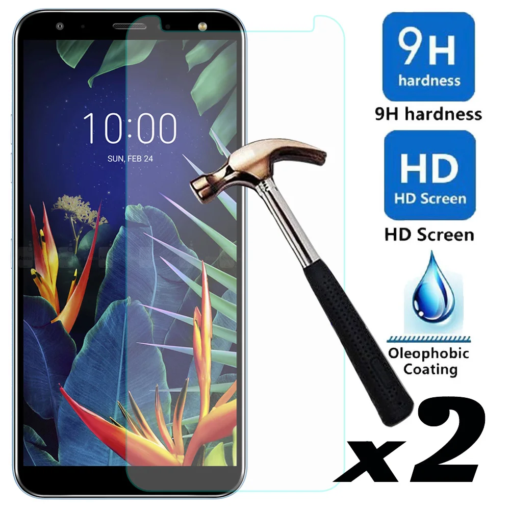 

For LG K40/LG Stylo 5 2pcs/lot Tempered Glass Screen Protector Explosion-proof Anti Scratch Front Films
