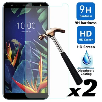 Перейти на Алиэкспресс и купить Для LG K40/LG Stylo 5 2 шт./партия Закаленное стекло протектор экрана Взрывозащищенные против царапин передние пленки