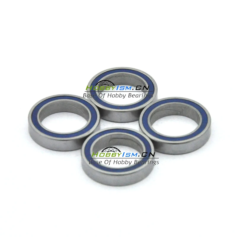 

4PCS 8X14X4 Blue Rubber Bearings ABEC-3 MR148 2RS