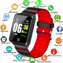 BANGEI 2018New Men Women Smart Sport Watch Fitness Tracker Pedometer Blood Pressure Heart Rate Blood oxy Monitor Smart Band+Box