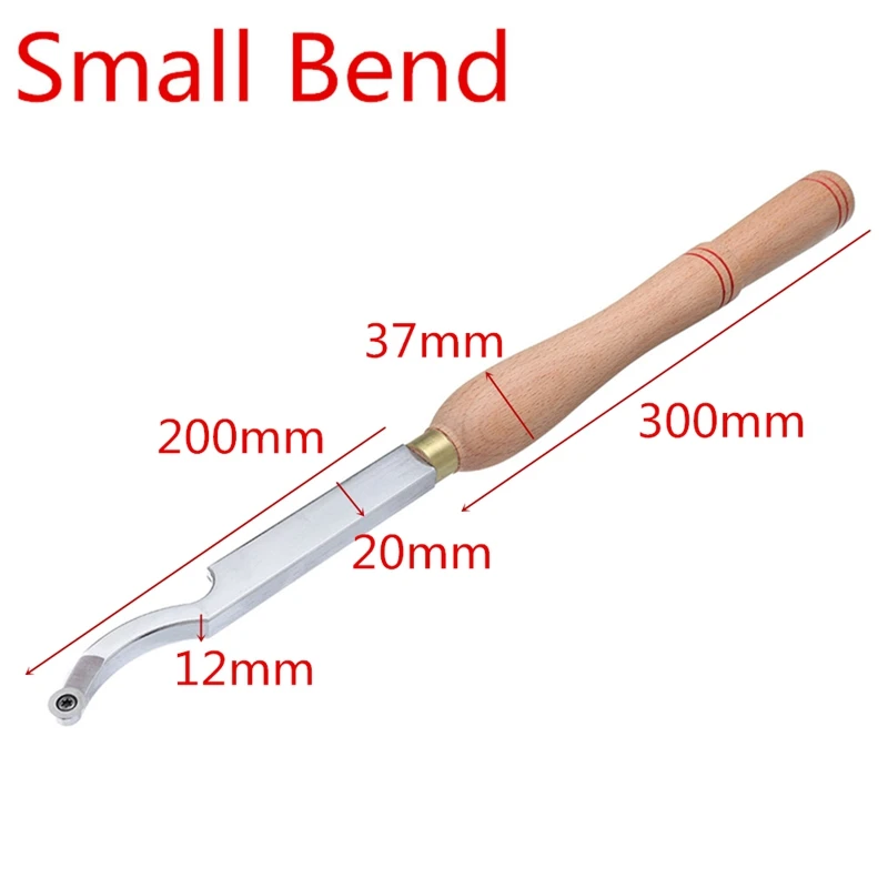 

Hollower Wood Turning Tool Hollowing Cutting Lathe Tool With Wood Carbide Inserts And Wooden Handle