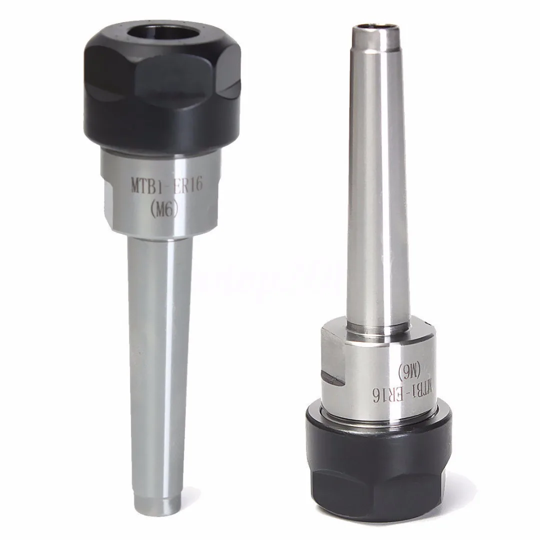 DWZ ER16 Collet Chuck Holder W/ MT1 Shank Morse Taper M6 CNC Milling Lathe Tool