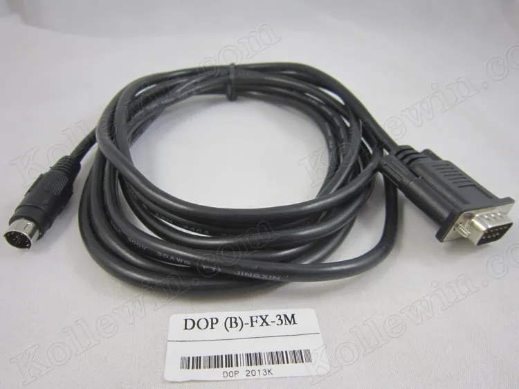 Совместимый DOP(B)-FX кабель связи для Delta DOP-B HMI и FX серии PLC, DOP-FX, DOP(B) FX