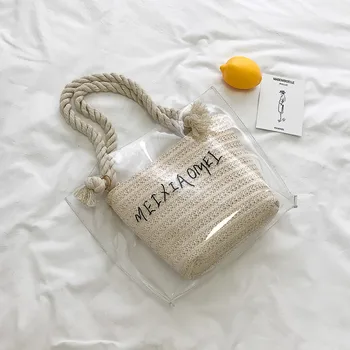 

Women Bags Fashion Large-capacity Straw Simple Versatile Shoulder taschen women bolsa masculina sac femme bolsa feminina torebka