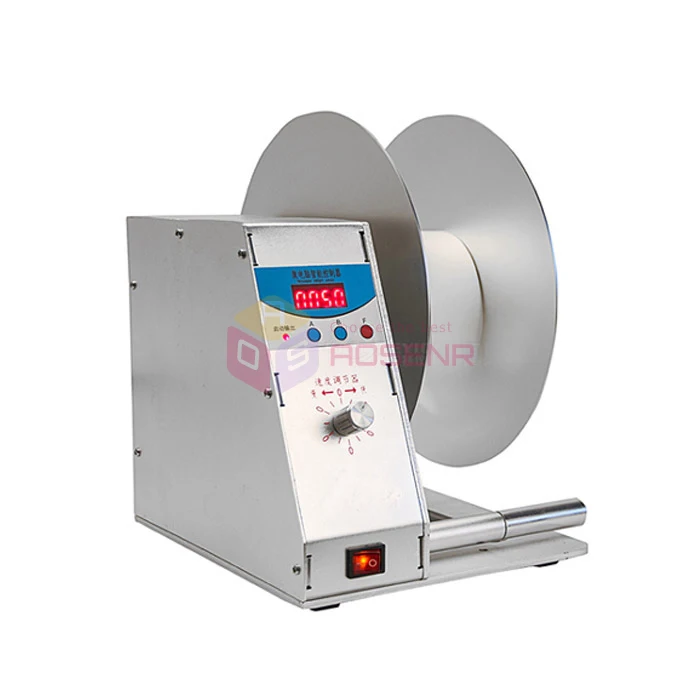 

New Digital Automatic Label Tags Rewinder Adjustable Speed Rewinding Machine 110V/220V