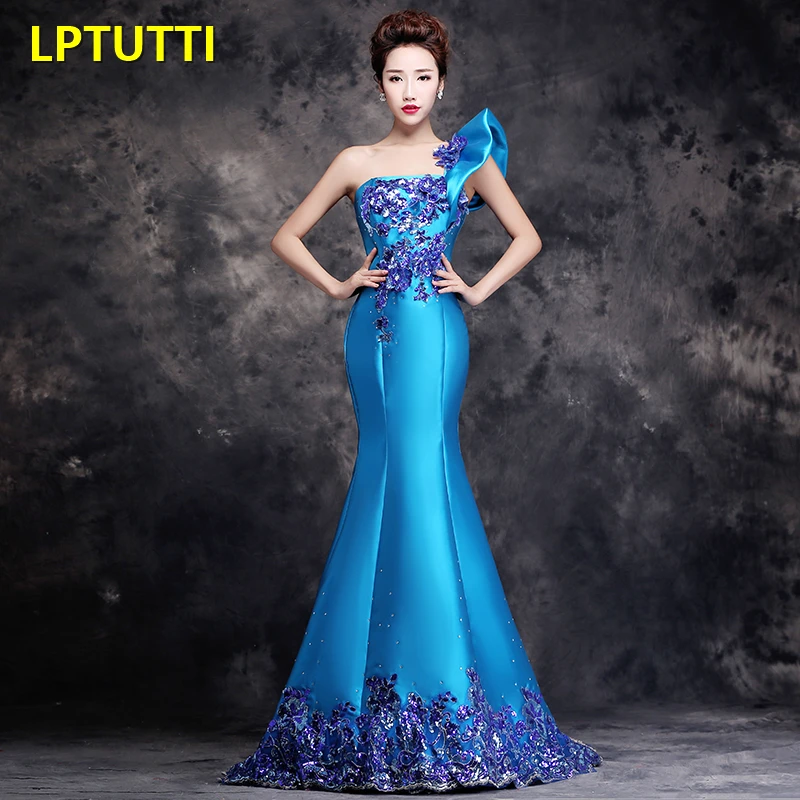 

LPTUTTI Appliques Sequined Gratuating New For Women Elegant Date Ceremony Party Prom Gown Formal Gala Luxury Long Evening Dress