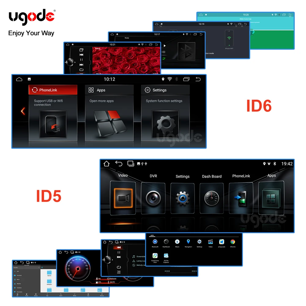 Ugode 10,2" ips Экран Android 7,1 Автомобильное видео стерео автомобильное радио с GPS навигации Мультимедиа idrive для BMW X1 E84 CIC без Экран