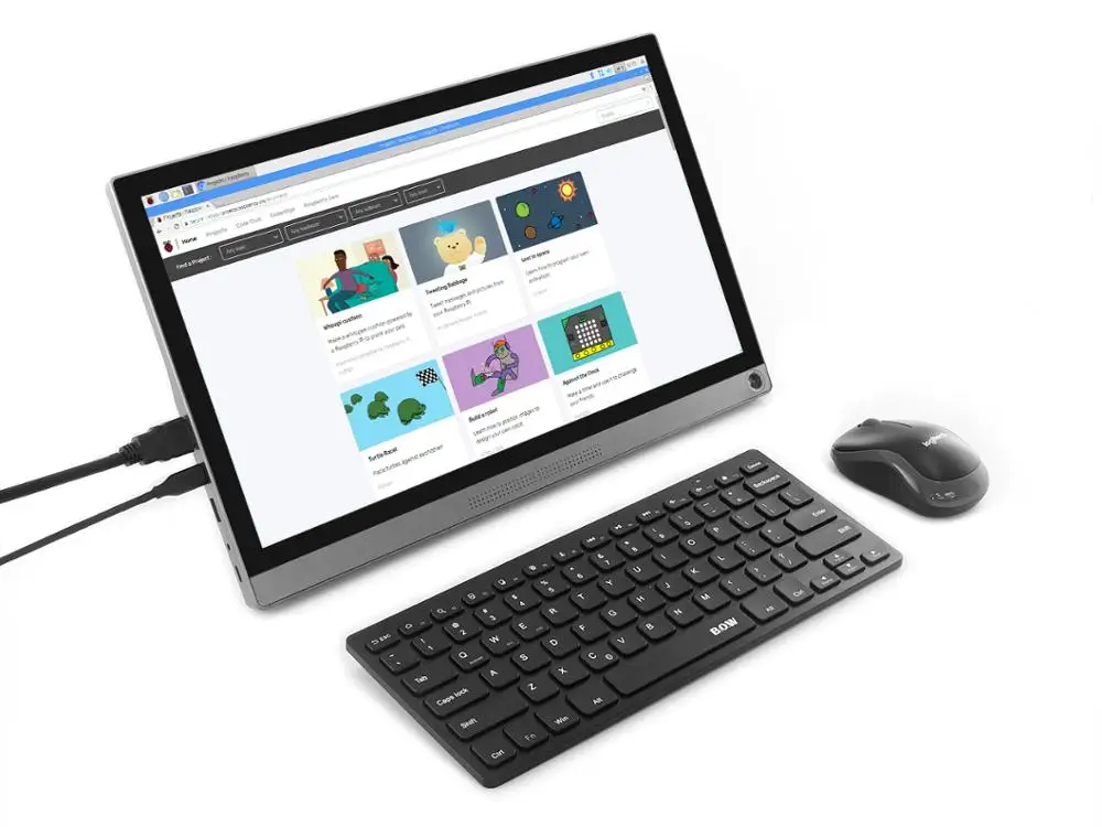 Waveshare 15 6 дюймовый универсальный портативный сенсорный монитор 1920*1080 Full HD IPS HDMI/Type C