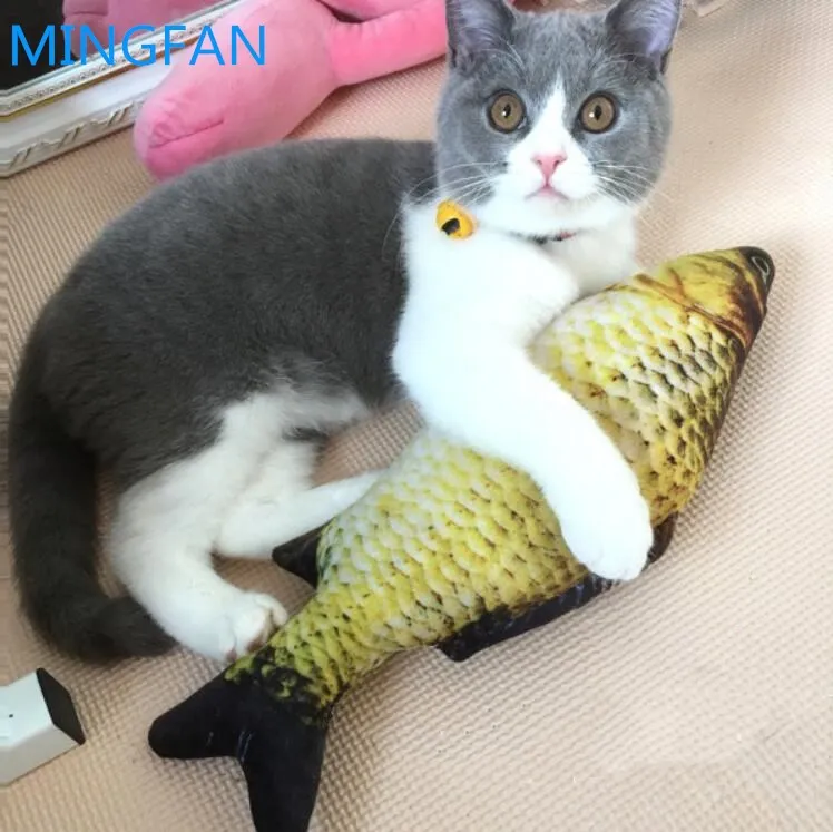 MINGFAN игрушка для кошек рыбы плюшевые игрушки домашних животных симуляция