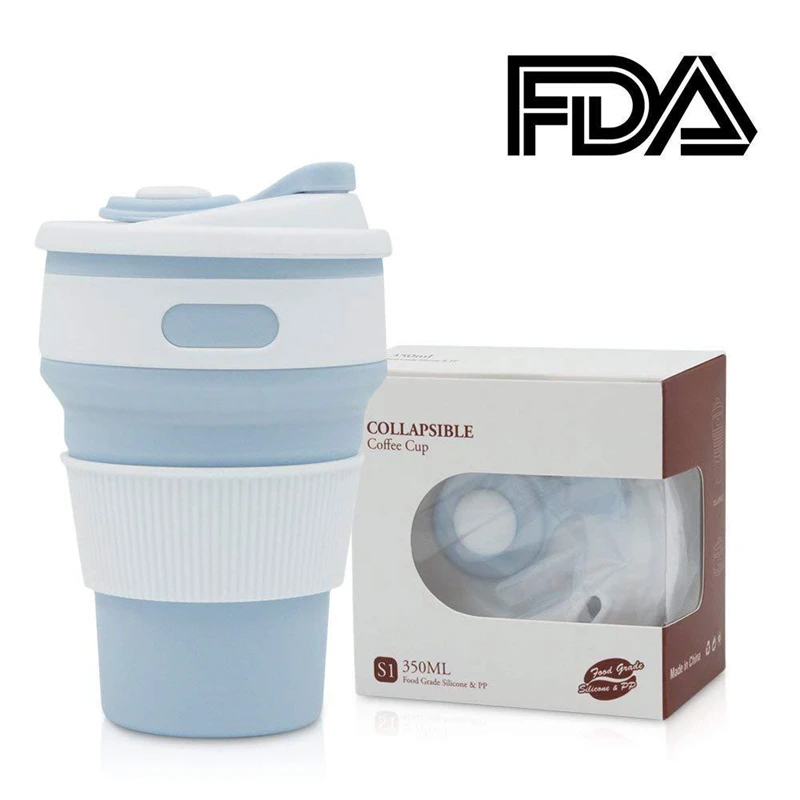 Hot New Folding Silicone Portable Silicone Tea Cup Collapsible Coffee Cup Multi-function folding Silica Cup Travel Cup Hot New Folding Silicone Portable Silicone Tea Cup Collapsible Coffee Cup Multi-function folding Silica Cup Travel Cup