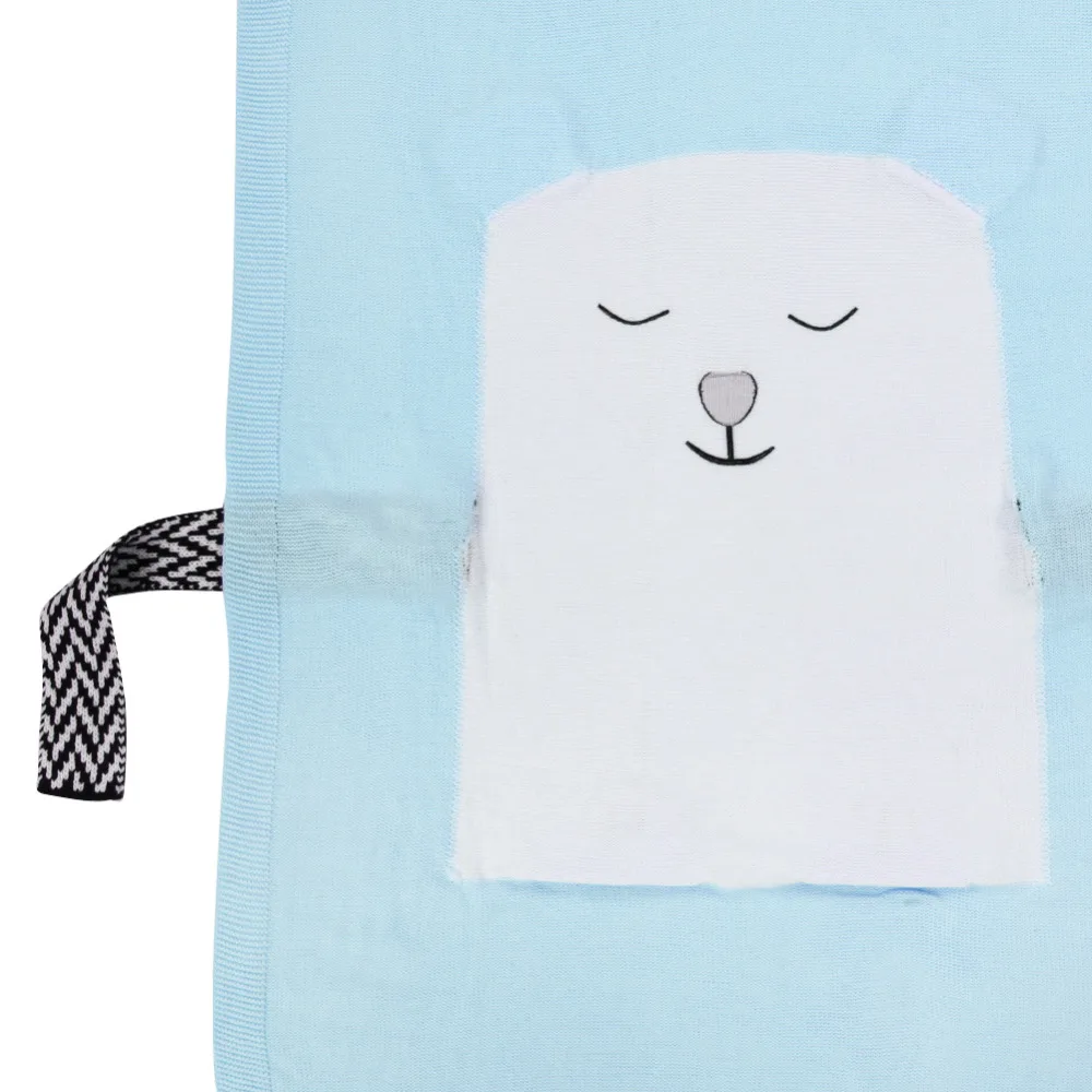 Конверт для новорожденных; детское одеяло; вязаное мягкое детское Пеленальное Одеяло с медведем; теплое шерстяное детское хлопковое постельное белье для новорожденных; реквизит для фотосессии