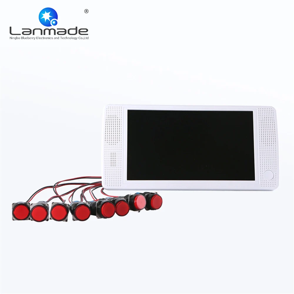 HD 7inch plastic shell in store multimedia external button lcd advertising player | Электроника