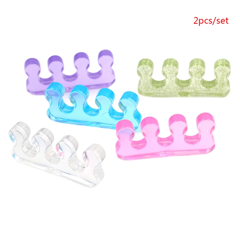 

1Pair Foot Care Silicone Gel Hallux Valgus Correction Toe SeparatorsGel Bunion Protector Toe Separators Orthopedic Straightener