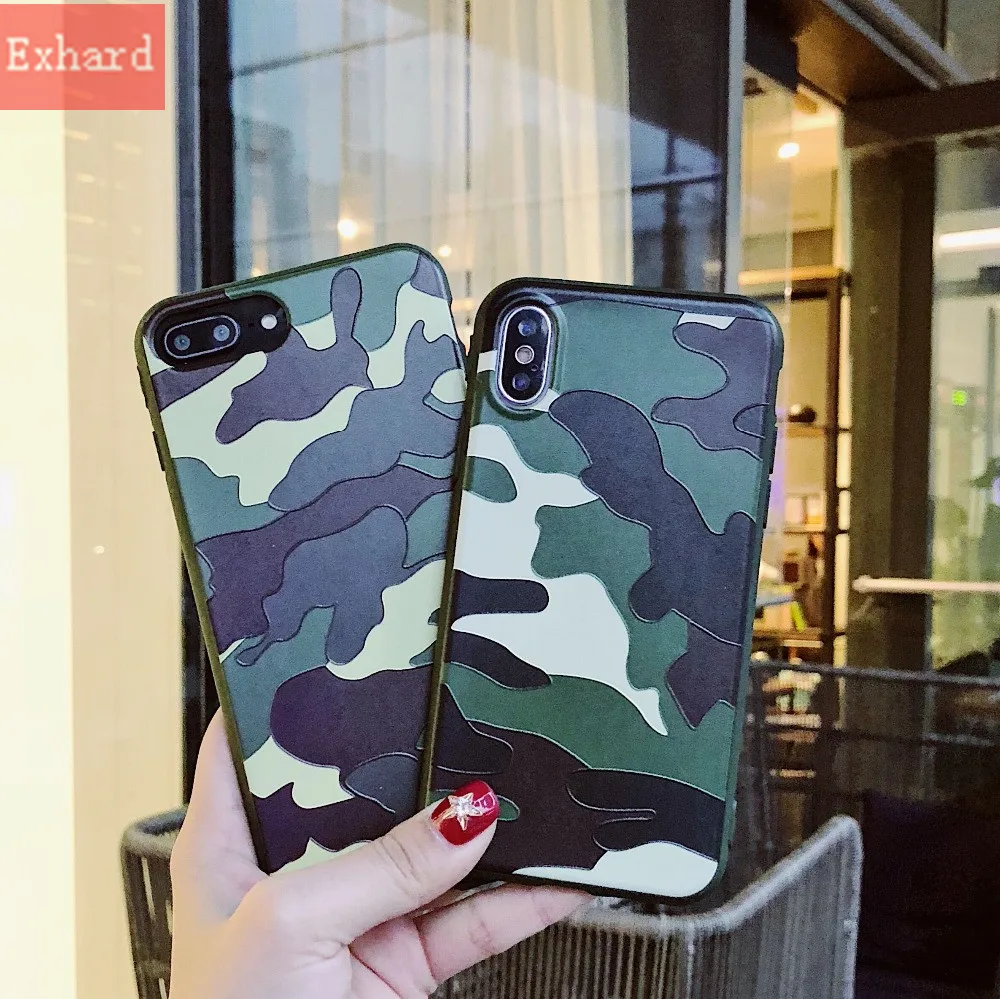 

Retro Sports Wind Army Camo Camouflage Relief TPU Case For iPhone 11 Pro MAX X 8 8 Plus 7 7 Plus 6 6s Plus Case Back Cover Fundas Coque