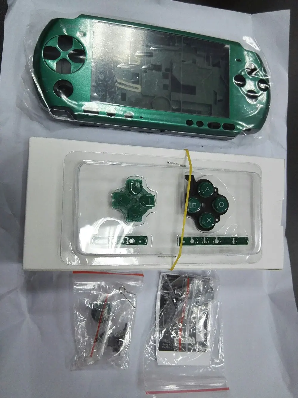 Green-Full-Housing-Shell-Faceplate-Case-Repair-Replacement-for-Sony-PSP-3000-Console-Shell-with-Buttons (1)