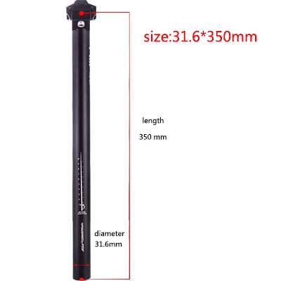 Велосипедный Подседельный штырь 27,2 алюминиевый сплав MTB дорожный велосипедный Подседельный штырь труба Сверхлегкий матовый Подседельный штырь для велосипеда велосипедные детали - Цвет: 31.6-350mm