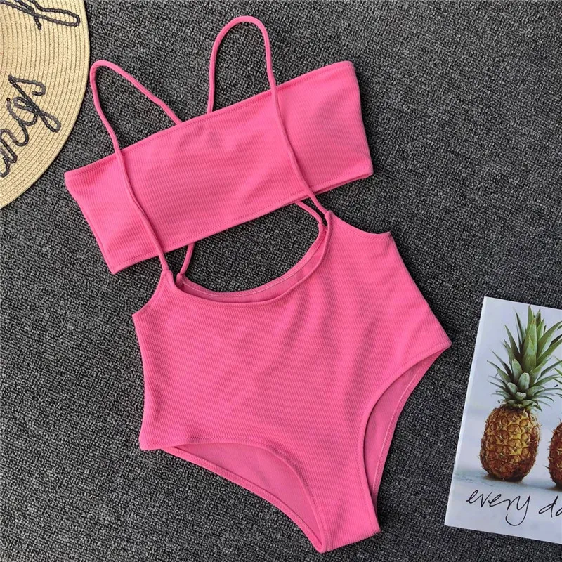 Suspenders Swimwear Women Sexy Bandeau Swimsuit Monokini 2020 Bikini push up Badpak Trikini Mujer Banador Biquini Maillot femme Suspenders Swimwear Women Sexy Bandeau Swimsuit Monokini 2020 Bikini push up Badpak Trikini Mujer Banador Biquini Maillot femme
