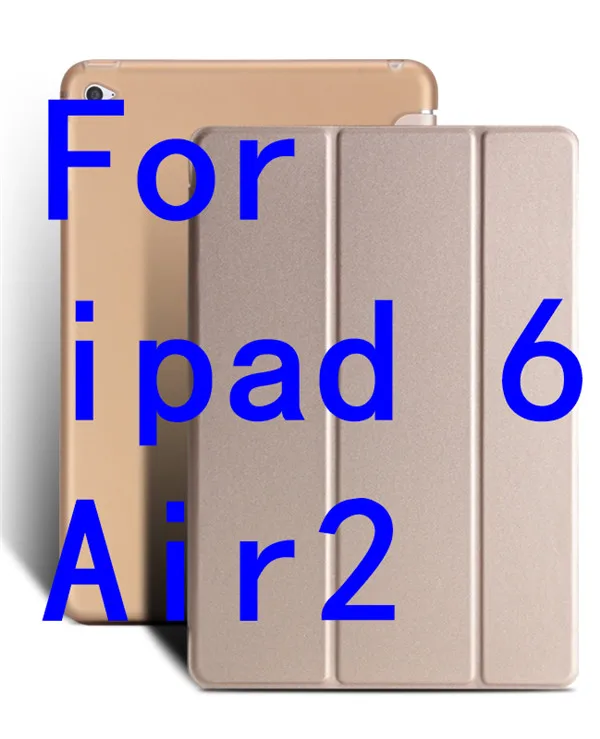 Для ipad 6 ipad6 Air 2 9," Чехол из искусственной кожи ультра тонкий смарт-чехол с подставкой TPU Мягкий защитный чехол для ipad 5 Air чехол для планшета+ ручка - Цвет: gold