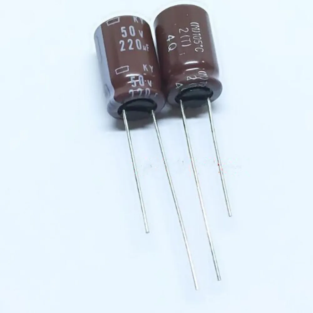 Переключение крышки US 50V 220 мкФ Размер: 10*16 мм NIPPONCHEMI-CON высокая частота низкое
