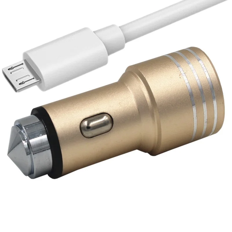 

Lungfish 24W Dual USB Car Charger PowerDrive 2 + 0.3m Micro USB
