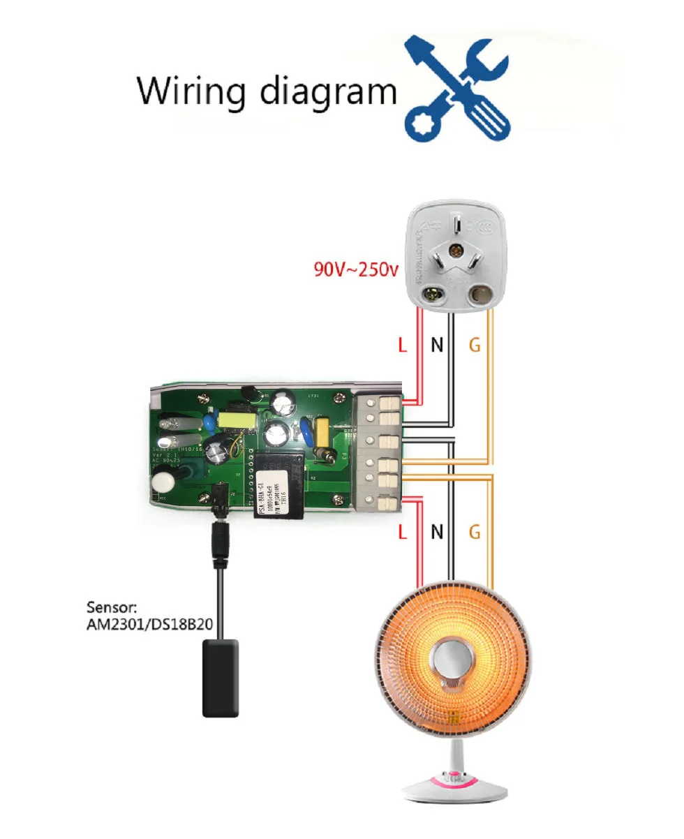 Sonoff TH10 TH16 10a/16a умные модули автоматизации Wifi беспроводной переключатель дистанционного управления для умного дома температура и влажность