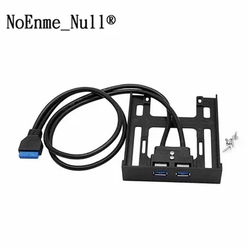

new 20 Pin 3.5" Floppy Bay Front Panel 2 Ports USB 3.0 Expansion Adapter Connector
