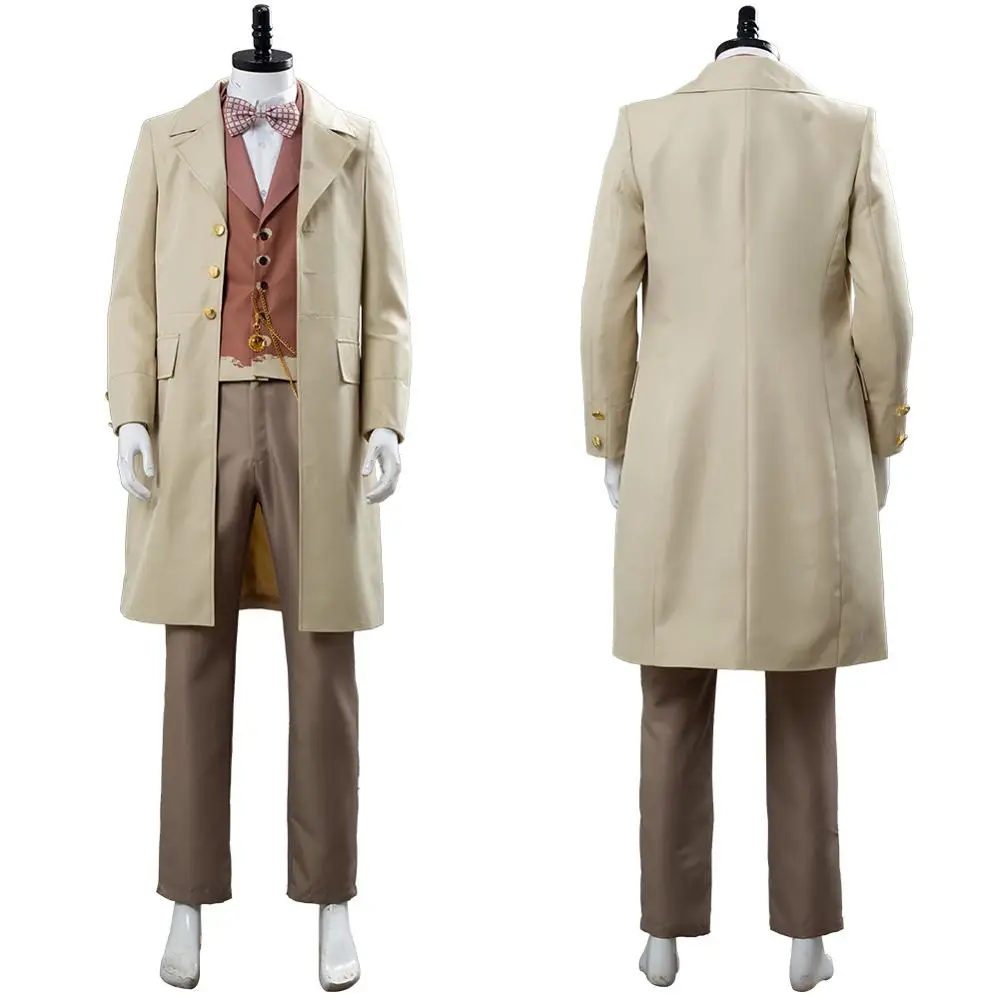 

Good Omens Angel Aziraphale Cosplay Costume Full Suit Uniform For Adult Men Women Halloween Carnival Costume