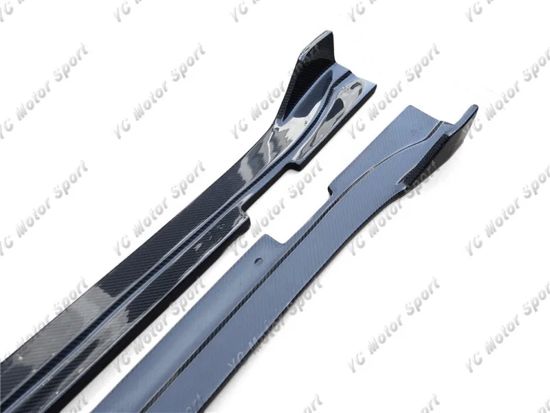 2014-2016 Porsche Panamera 971 YC Design Style Side Skirt Extension Underboard CF (8)